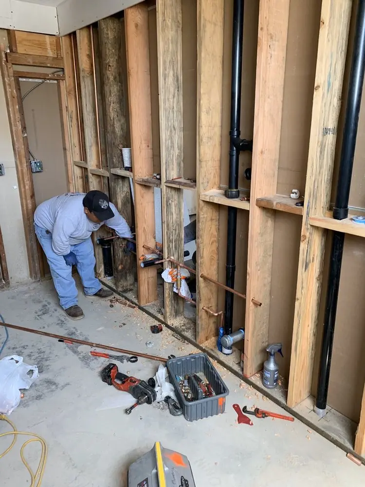Commercial rough-in plumbing for Trenchless Sewer Repair in Walnut Hills